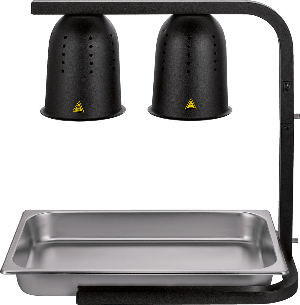 Teleskopisk varmelampe, 425x350x580 mm
