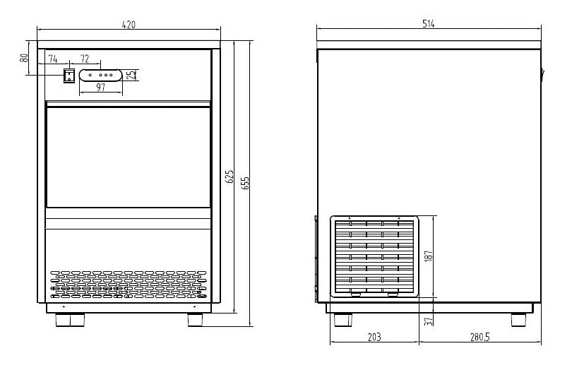 Istert maker 26kg/24h vdb-26