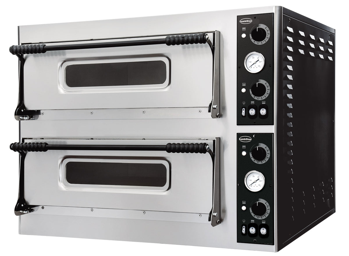 Pizzaovn dobbel, 2x6 pizzaer, 975x1214x745 mm