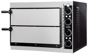 Pizzaovn dobbel, 2x1 pizza, 568x500x430 mm