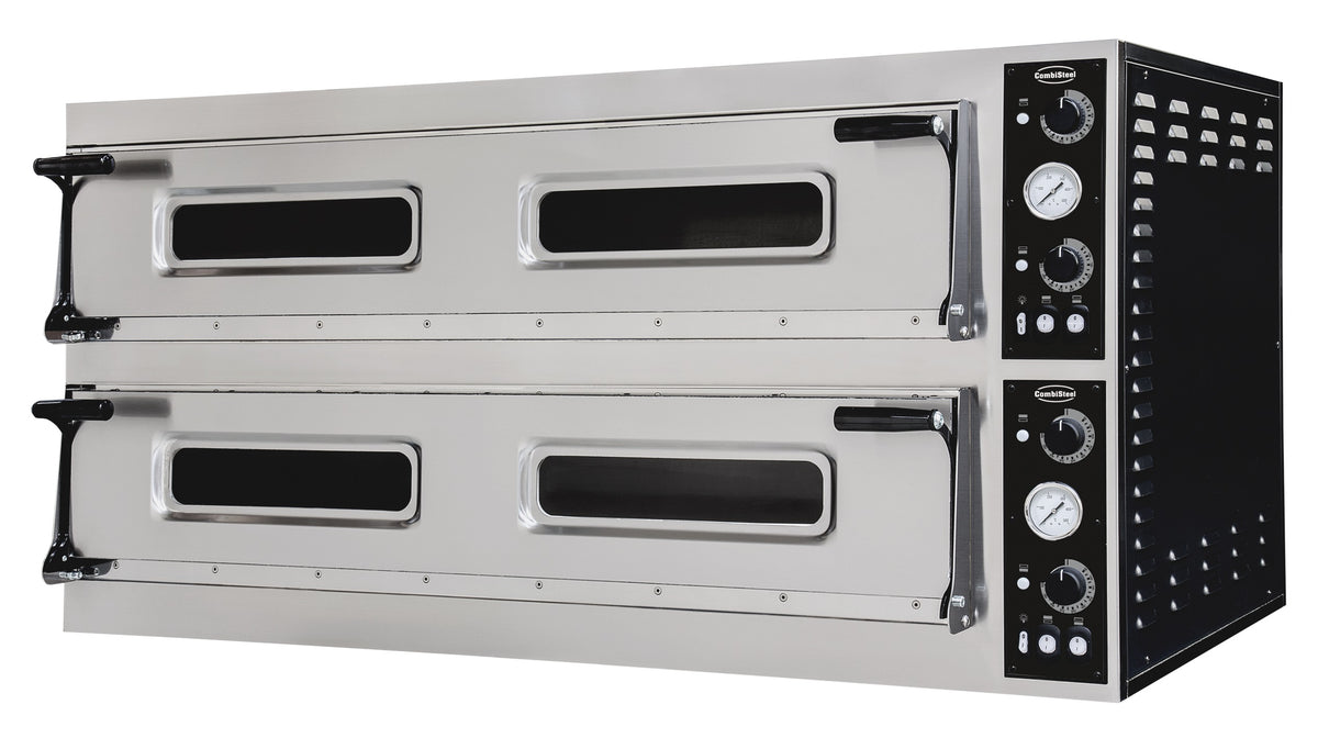 Pizzaovn for brett, dobbel, 2x6 stor, 1500x1074x745 mm