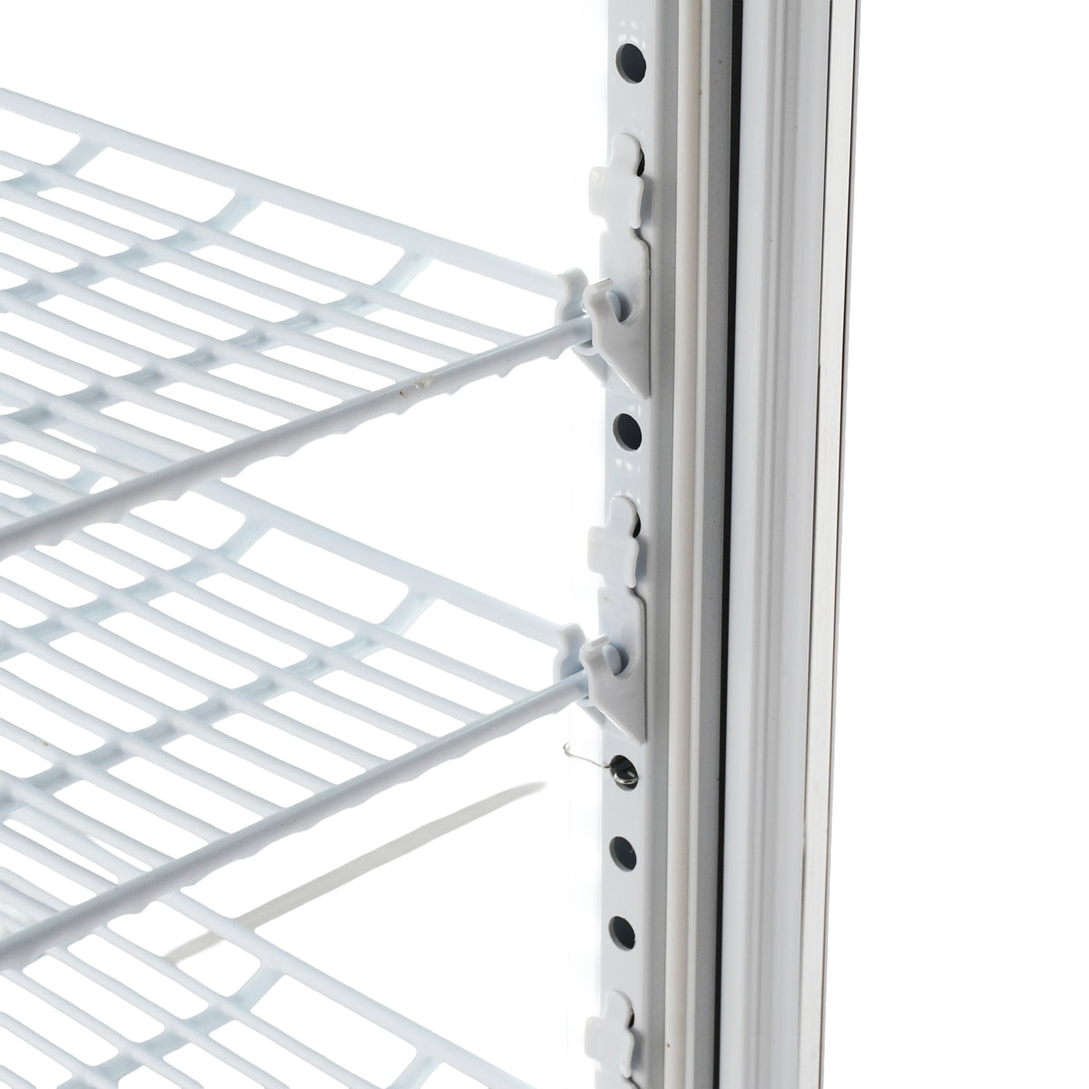 Kjøledisplay 68L, hvit, 428x386x885 mm – bilde 4