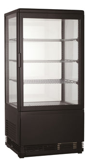 Kjøledisplay 68L, sort, 428x386x885 mm