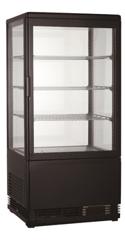 Kjøledisplay 78L, sort, 428x386x960 mm