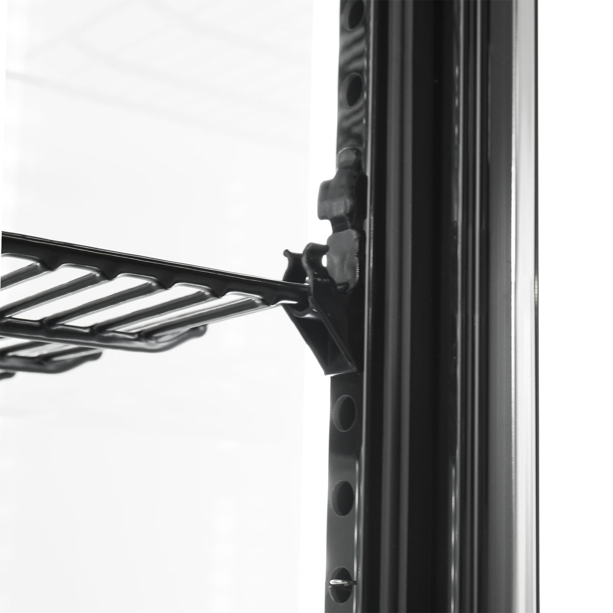 Kjøledisplay 98L, sort, 428x386x1110 mm – bilde 5