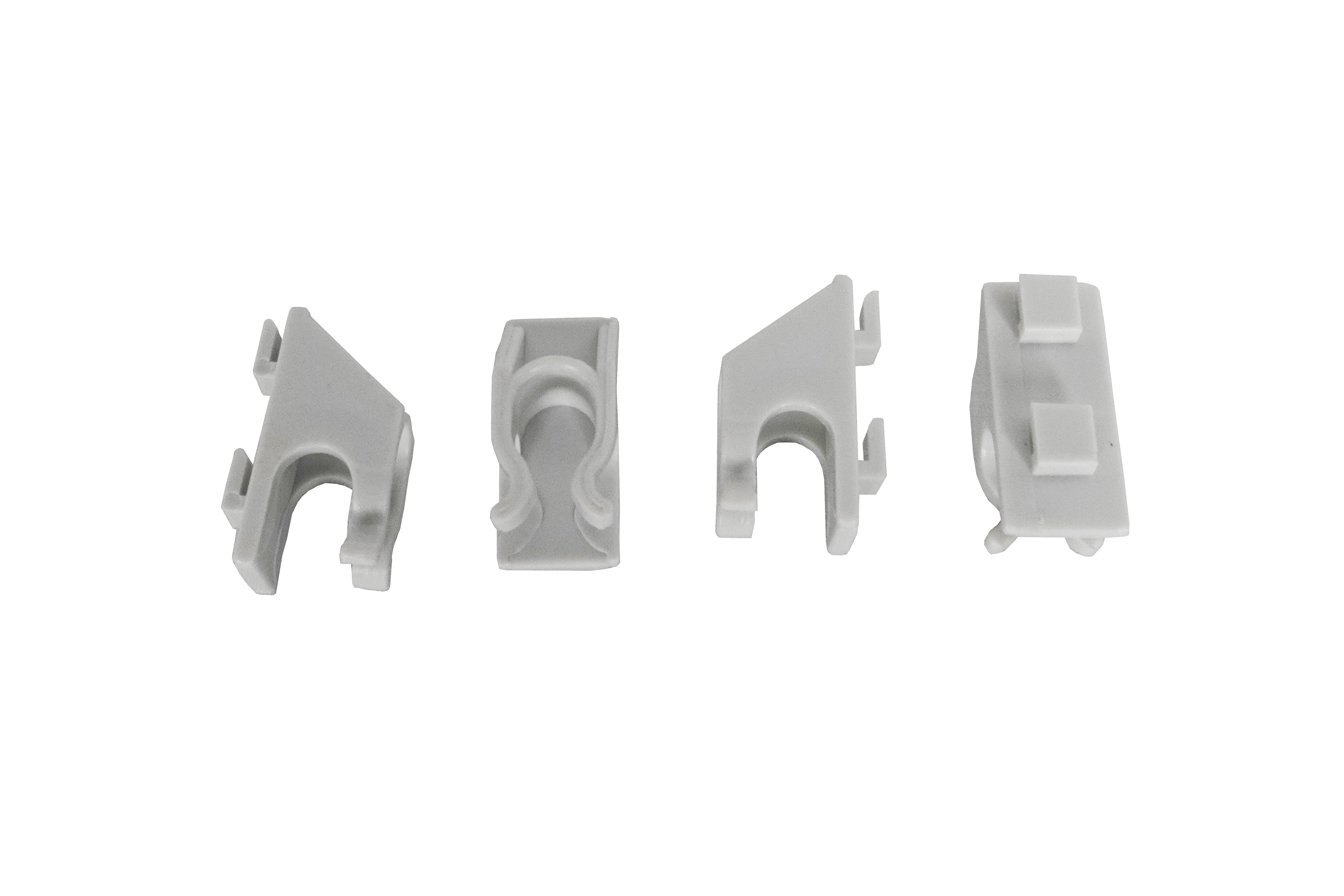 Sett 4 klipper hvit for 7487.0165 gamle serie