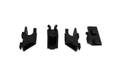 Klipssett sort for 7487.0170/0175/0180, gammel serie, 4 stk