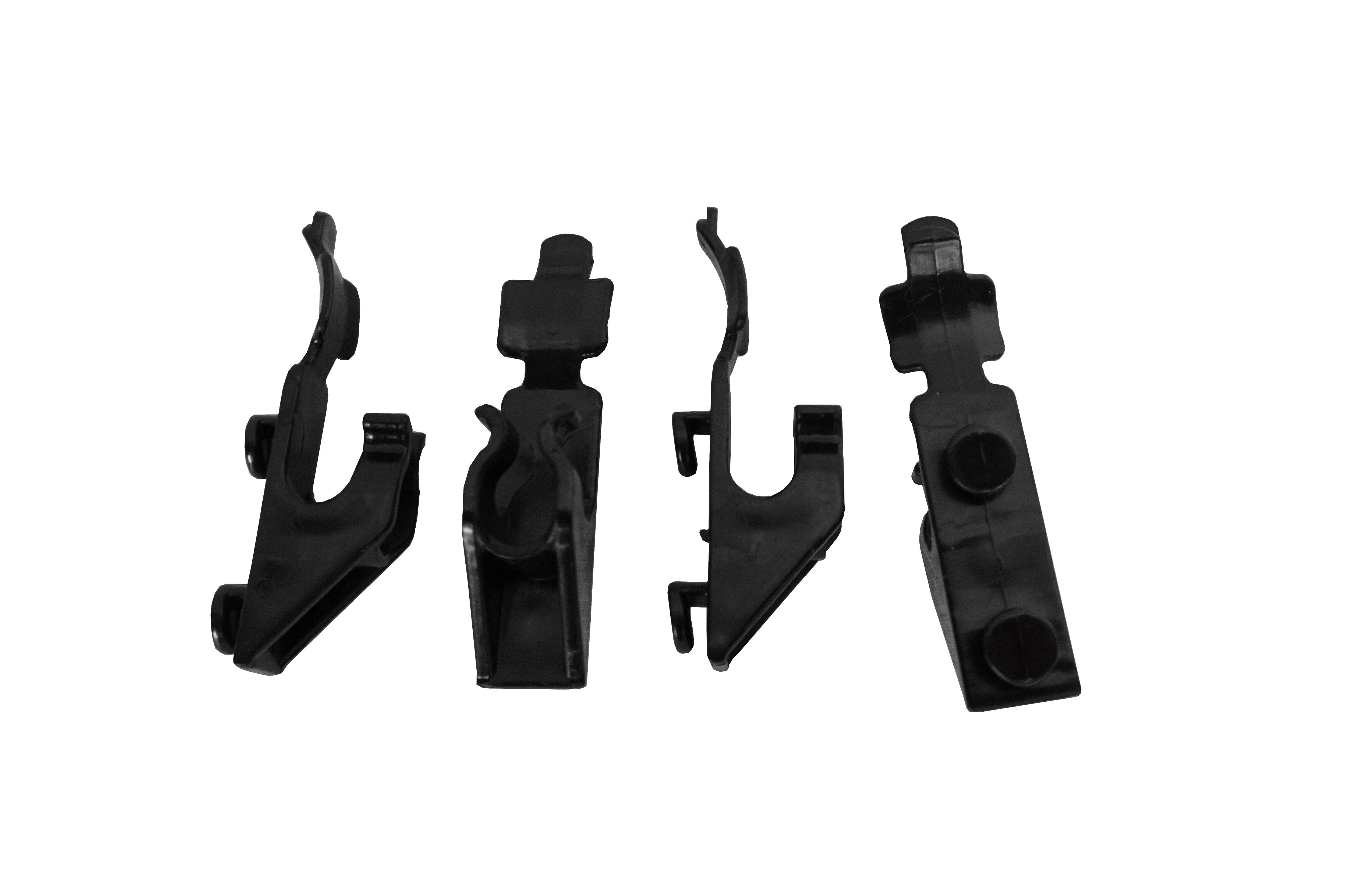 Sett 4 klipper svart for 7487.0170-0175-0180 ny serie