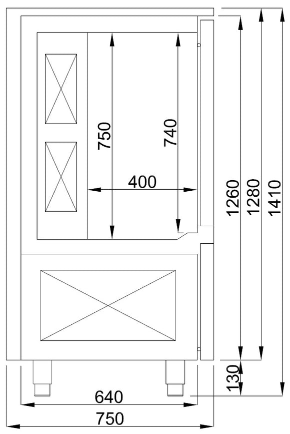 Blastchiller 10x 1/1gn