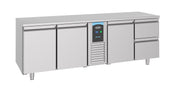 Kjølebenk Pro Line Energy, monoblokk, 3 dører og 2 skuffer, 2270x700x850 mm