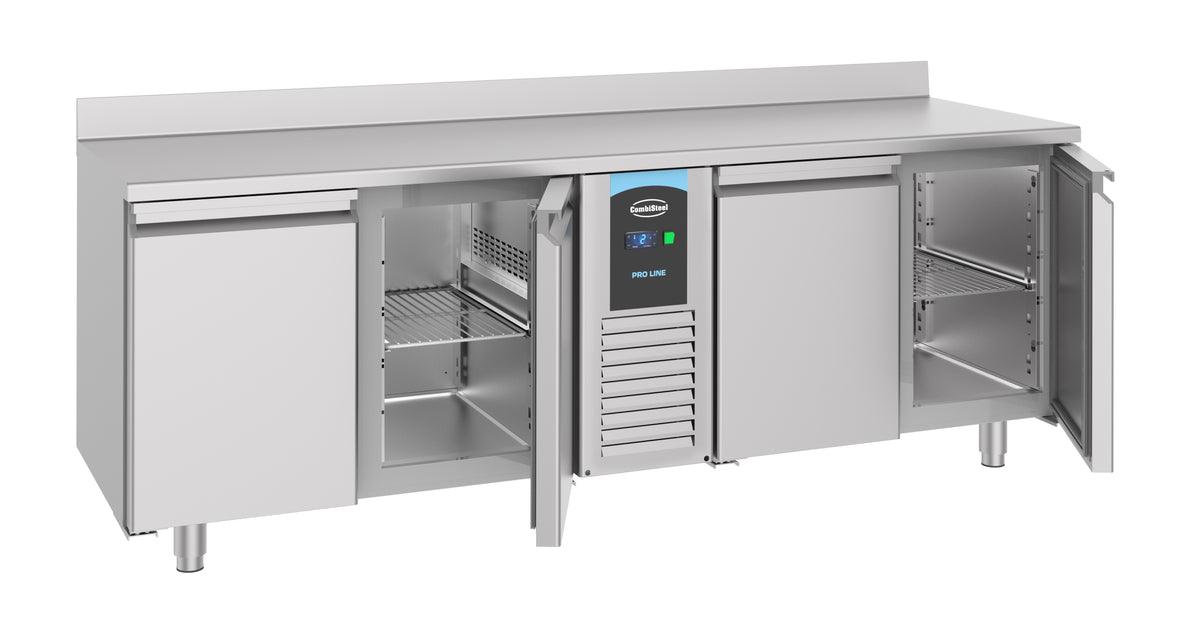 Kjølebenk Pro Line Energy med bakkant, monoblokk, 4 dører, 2270x700x860 mm – bilde 4