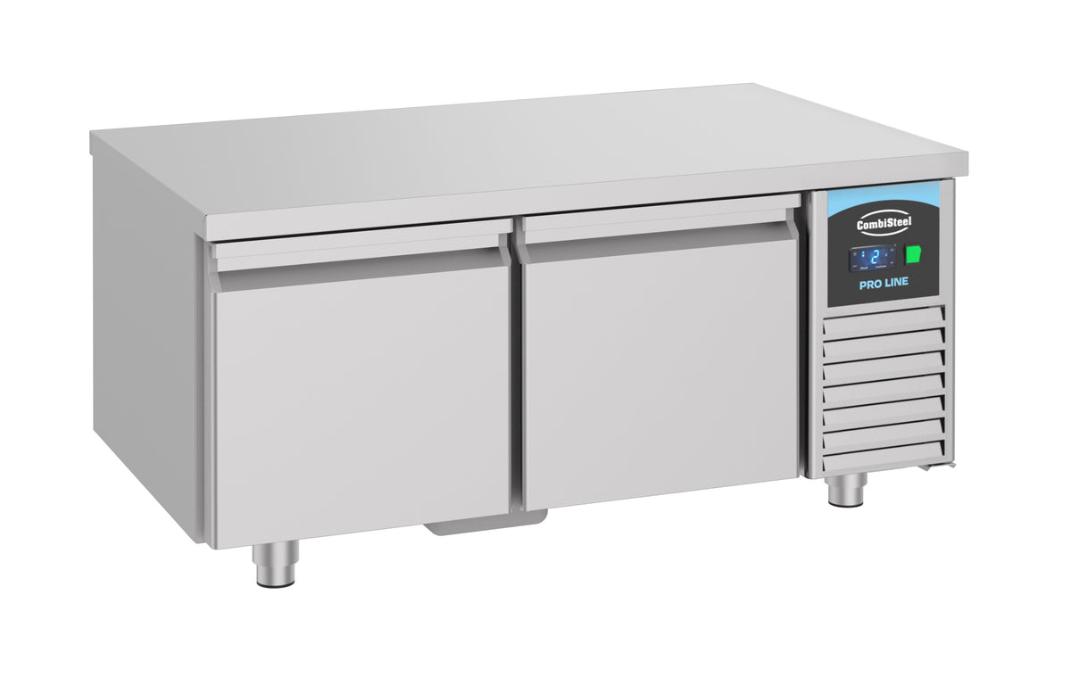 Kjølebenk Pro Line, lav 600 mm, 2 skuffer, 1200x700x600 mm
