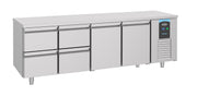 Kjølebenk Energy Line, 2 dører og 4 skuffer, 2330x700x850 mm