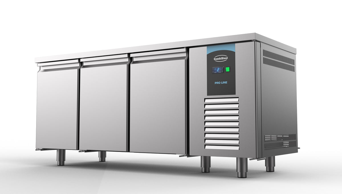 Kjølebenk for bakeri Pro Line, 3 dører, 2100x800x850 mm – bilde 7