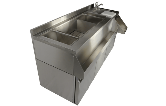 Kjølebenk 3 dører med cocktail bar stasjon