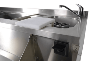 Kjølebenk 2 dører med cocktail bar stasjon