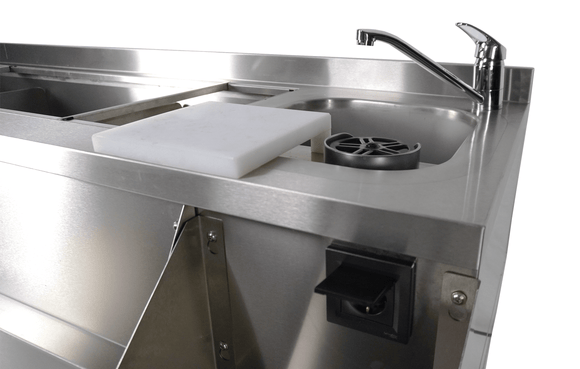 Kjølebenk 2 dører med cocktail bar stasjon