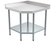 Hjørnebord flatpakket 900/900, 900x700x850 mm