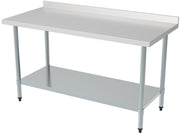 700 Arbeidsbord med underhylle og oppkant, 700x700x850 mm