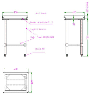 Polyetylenhokkekloss 50mm tykkelse
