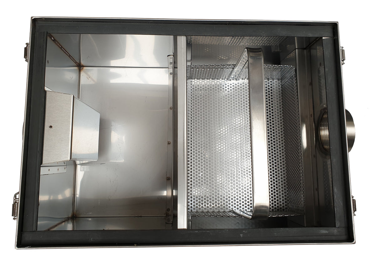 Fettutskiller i rustfritt stål 140L, 800x500x370 mm – bilde 8