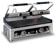 Kontaktgrill dobbel, glatt/riflet, 560x360x300 mm