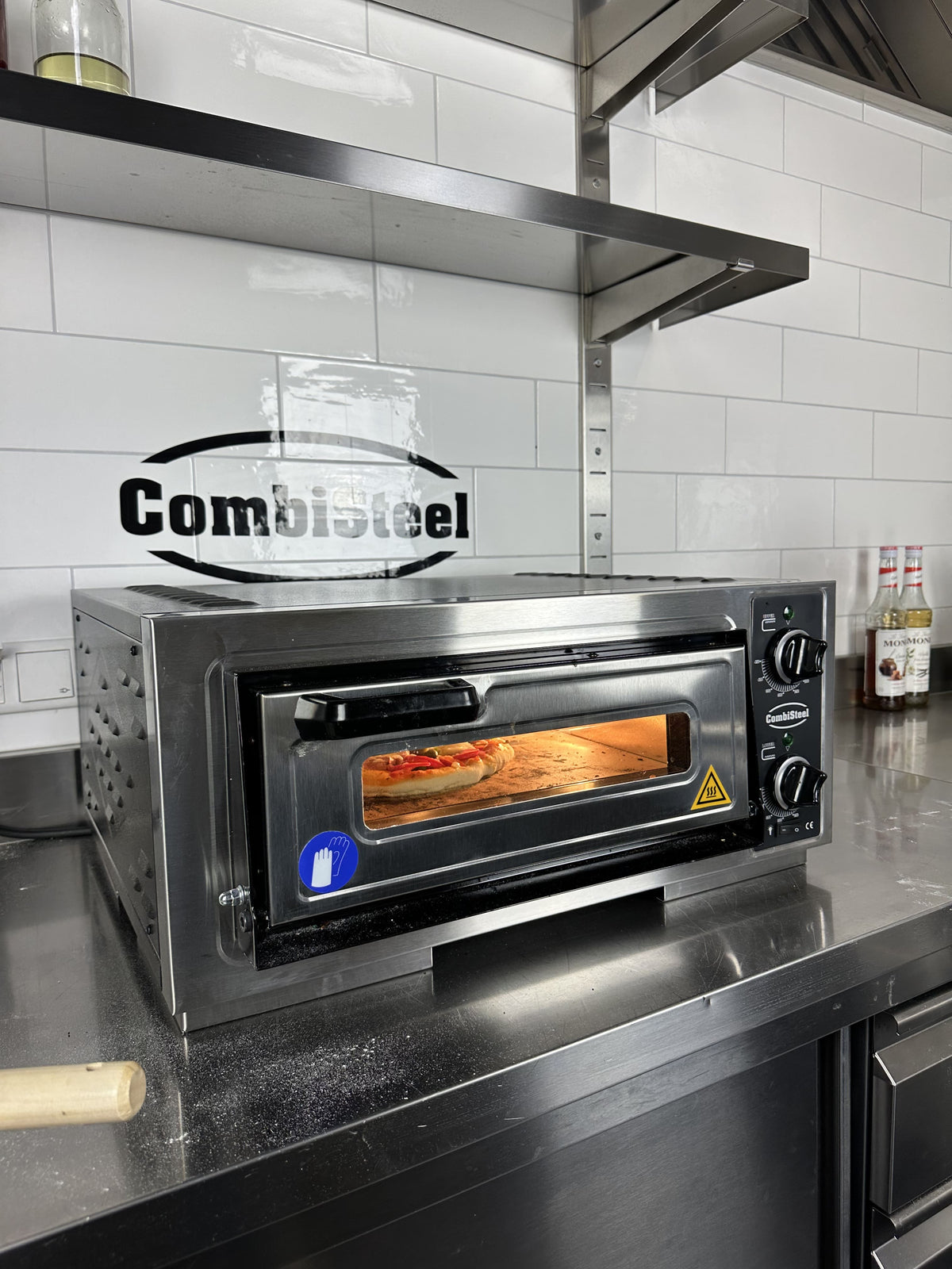 Elektrisk pizzaovn enkel, 1 pizza, 630x600x290 mm – bilde 5