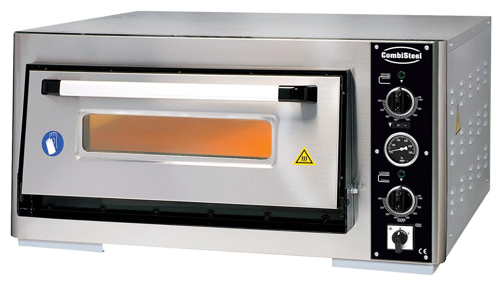 Elec. pizzaovn enkel 1 x 6