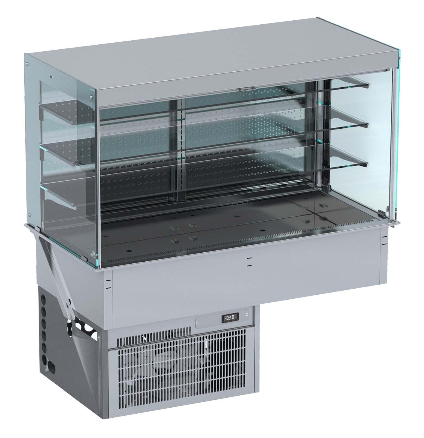 Drop-in cubic kjølete display vegg modell - roll-up 5/1