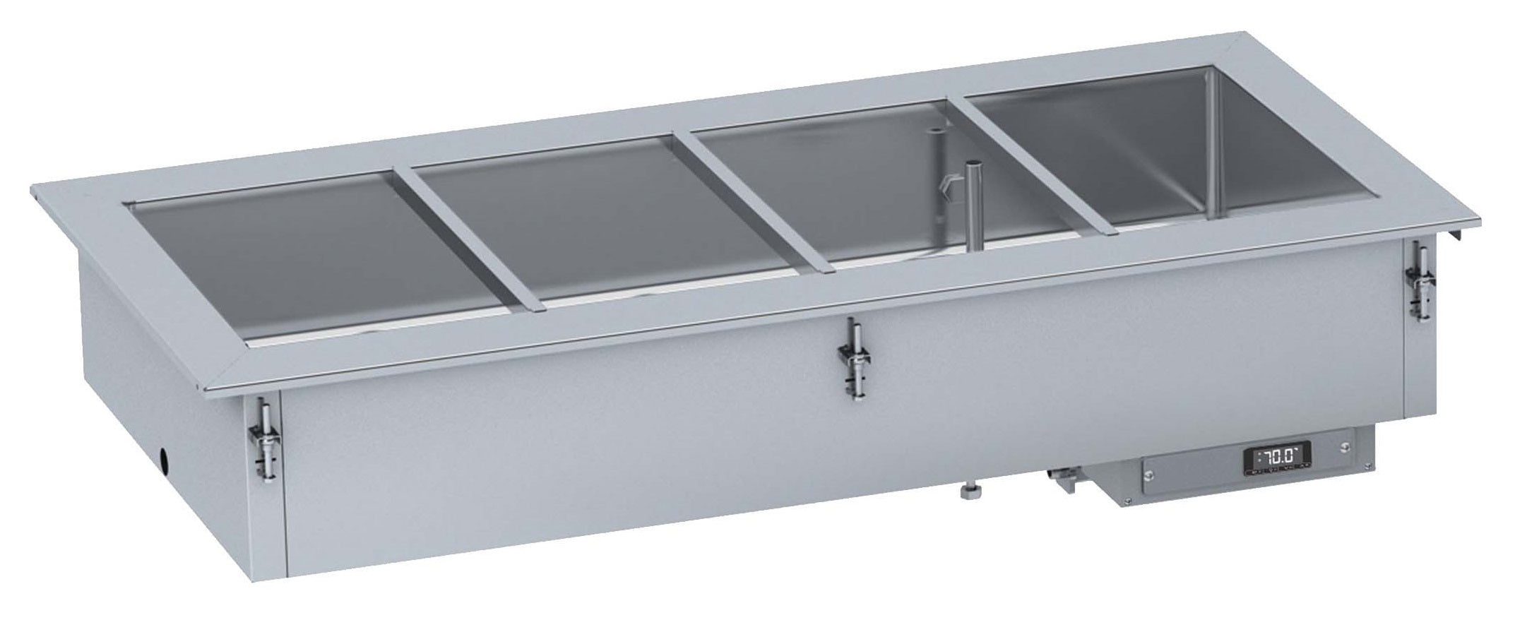Drop-in bain-marie enhet 5/1 - manuell vannfylling