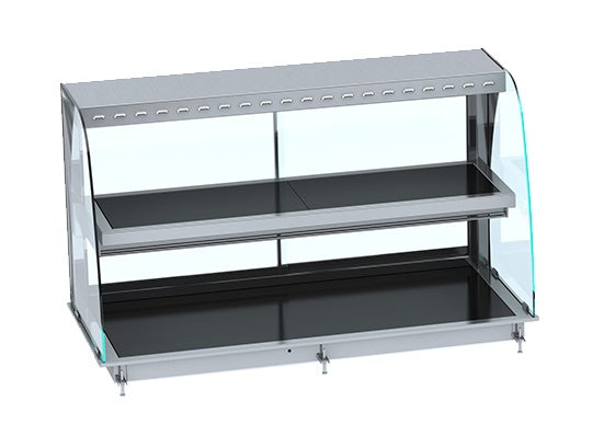 Drop-in buet oppvarmet keramisk display - svart 5/1