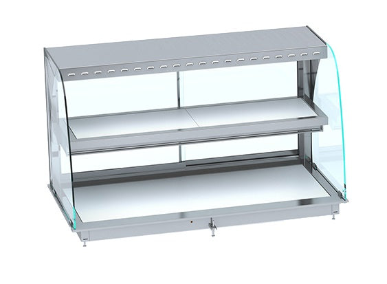 Drop-in buet oppvarmet keramisk display - hvit 5/1