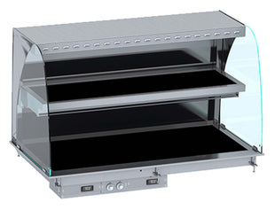 Drop-in buet oppvarmet keramisk display vegg modell - svart 5/1