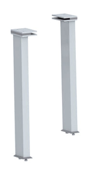Braketter for buet glass, 2 stk, 68x85x483 mm