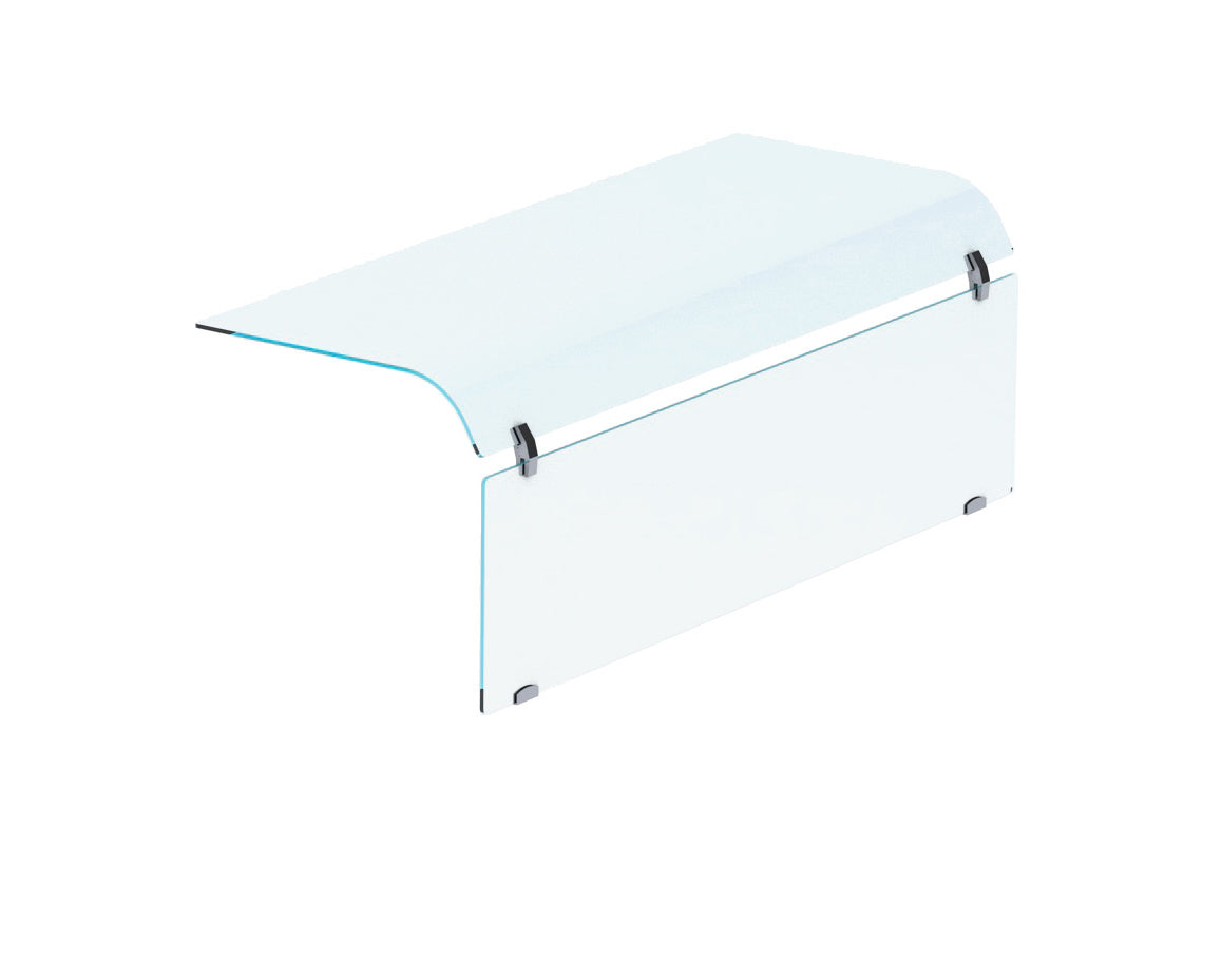 Lukket buet glass 1-side 5/1