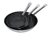 Stekepanne i rustfritt stål med slippbelegg, 3,1L, Ø280 mm