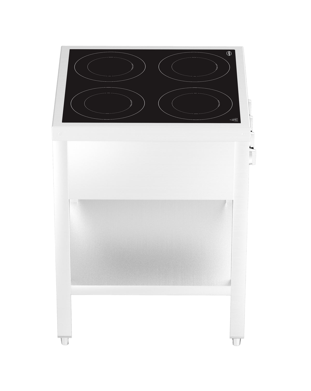 Induksjonskomfyr med åpent understell, 4 soner, 655x655x875 mm – bilde 10