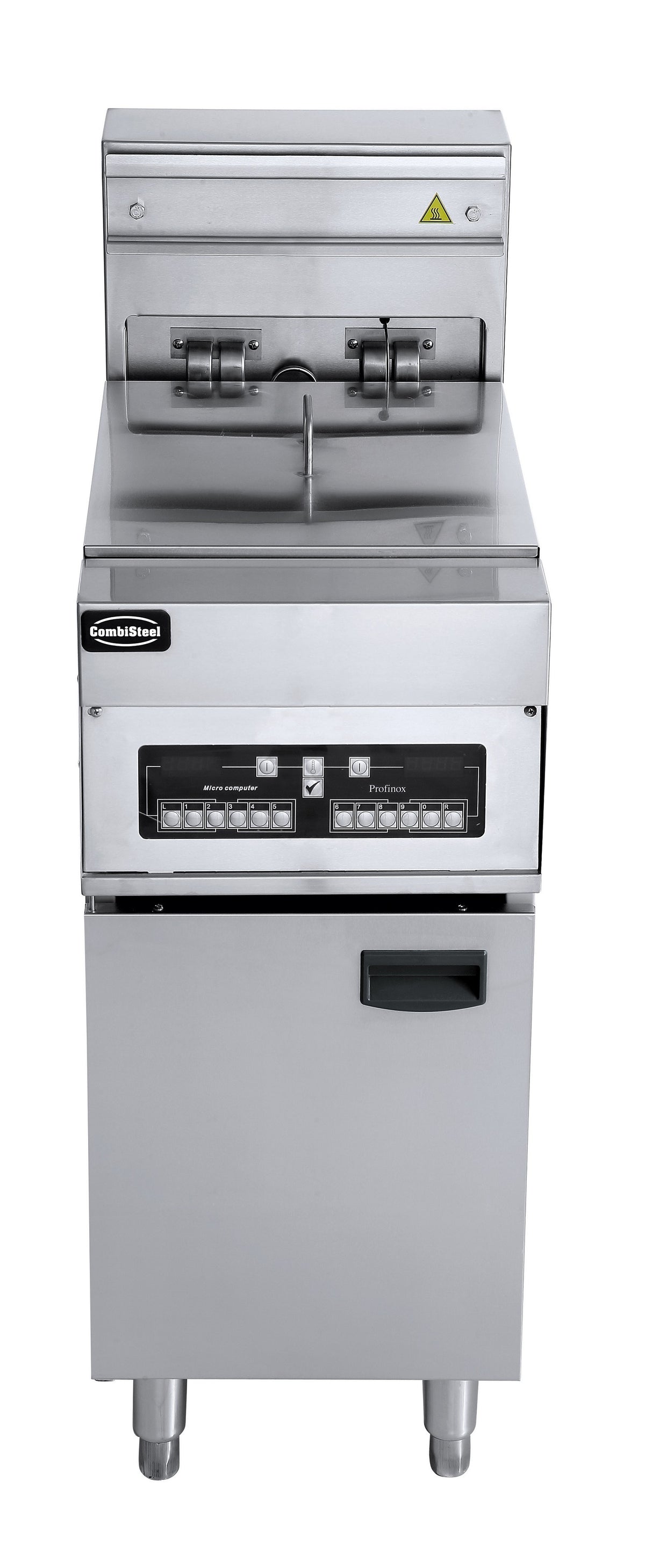 Elektrisk frityrkoker 2x12,5L, 400x800x1180 mm – bilde 6