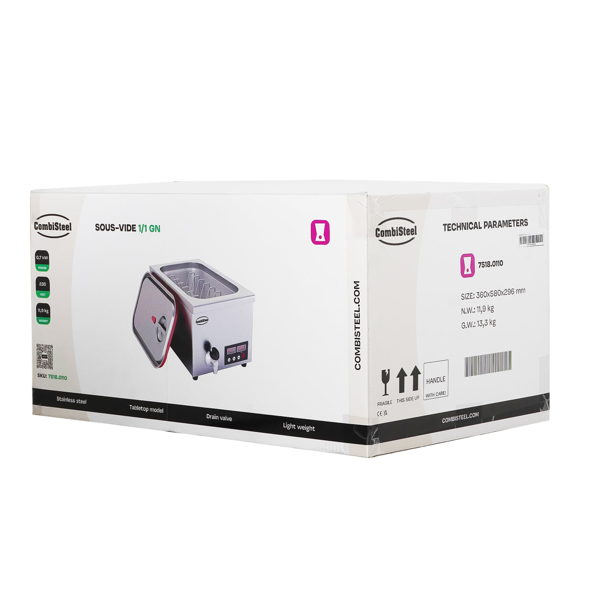 Sous vide GN 1/1, 580x360x296 mm – bilde 10