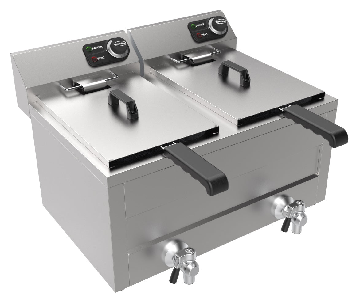 Elektrisk betnkfriteker 2x8l 2x3kw