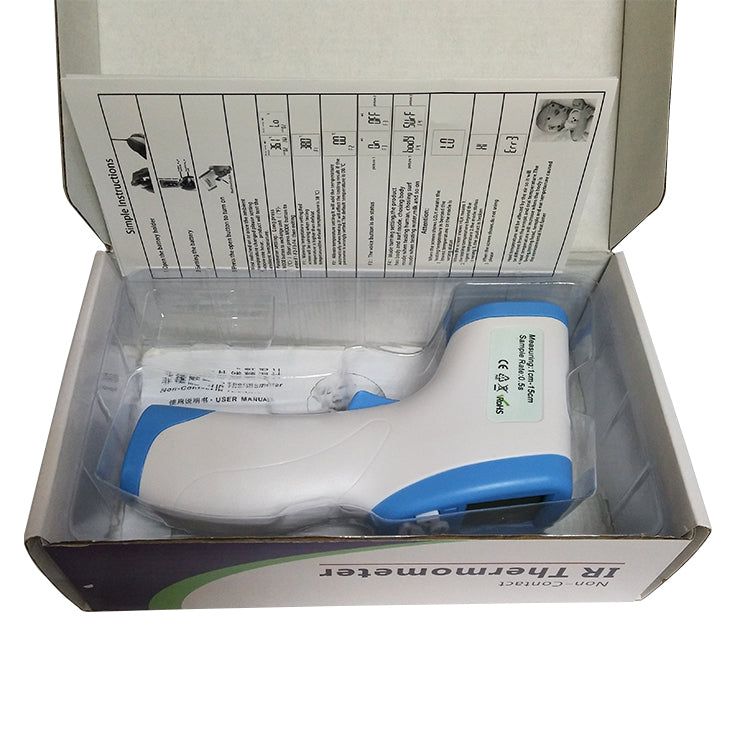 Infrarødt termometer, hvit/blå, 95x43x156 mm – bilde 12