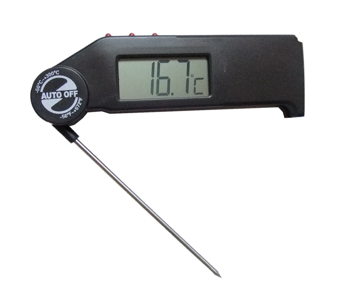 Termometer for folding probe lomme