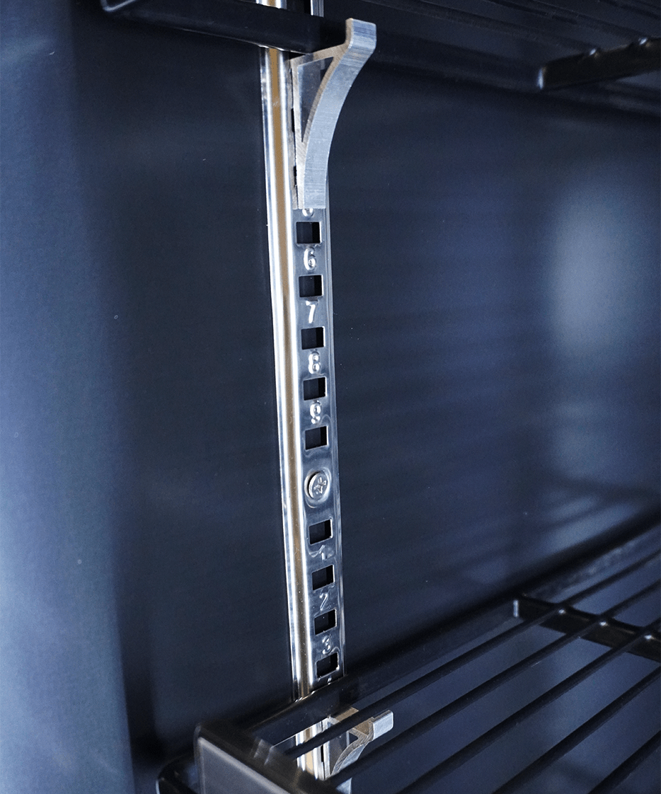 Kjøleskap 1 glassdør CEB-500R BL, sort, 620x705x2050 mm – bilde 10