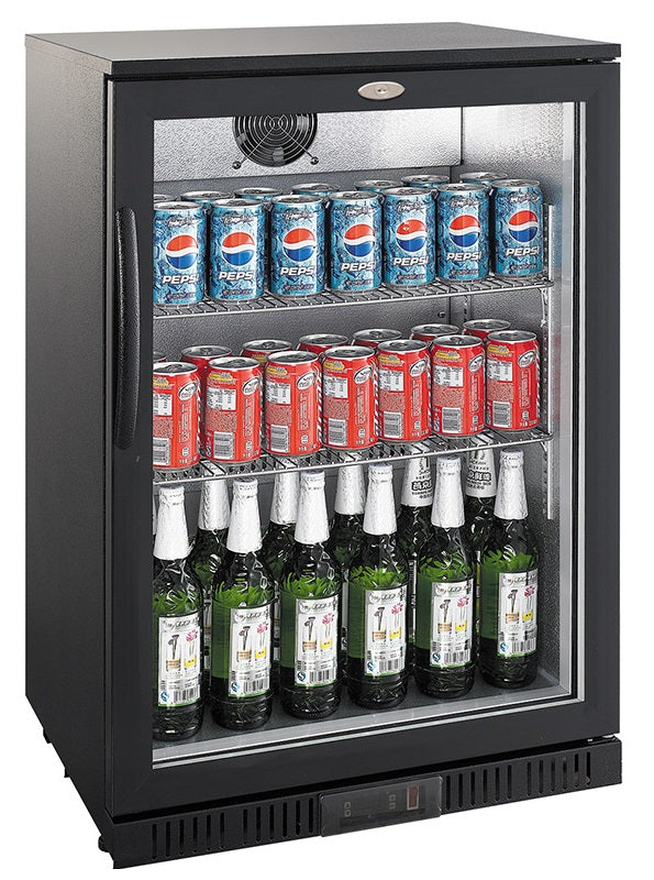 Backbar cooler sort 1 dør