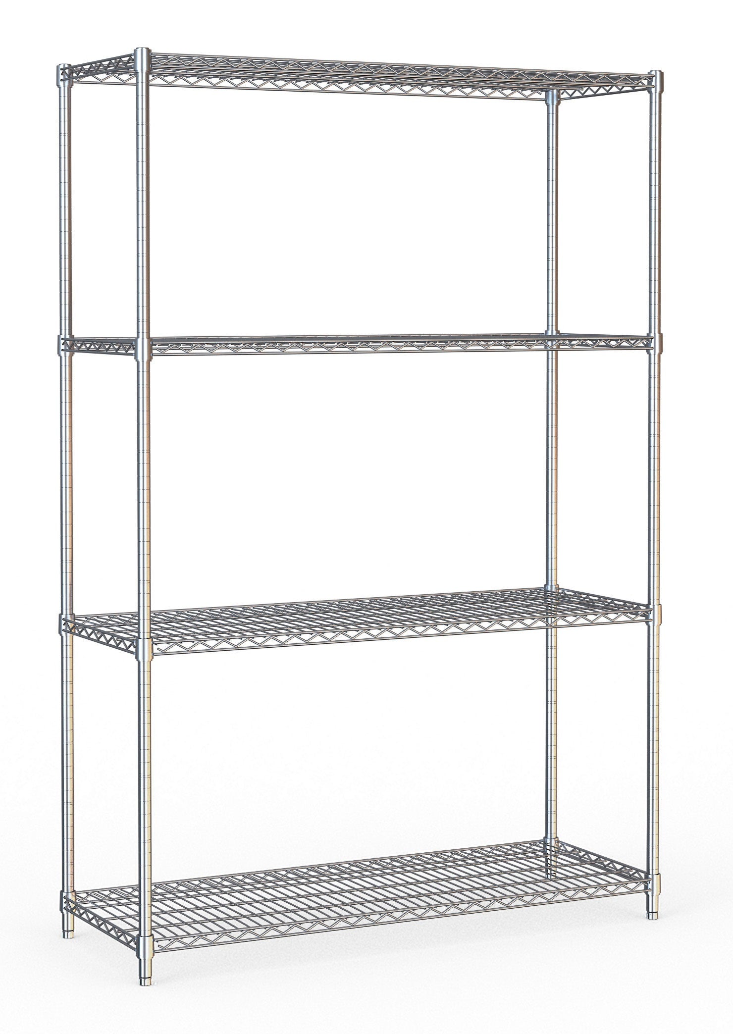 Hylle 4 nivåer 1200 flatpakket