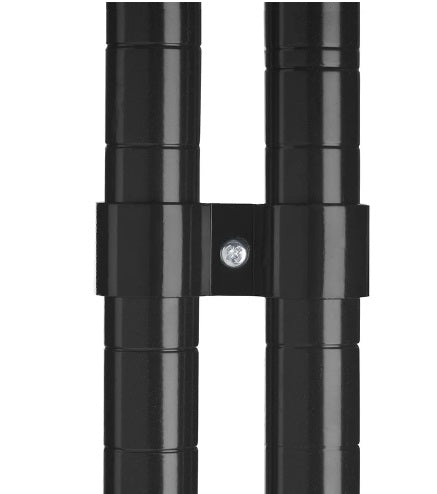 Sett med 2 stangklemmer sort for 7530.0025-0030-0035-0040