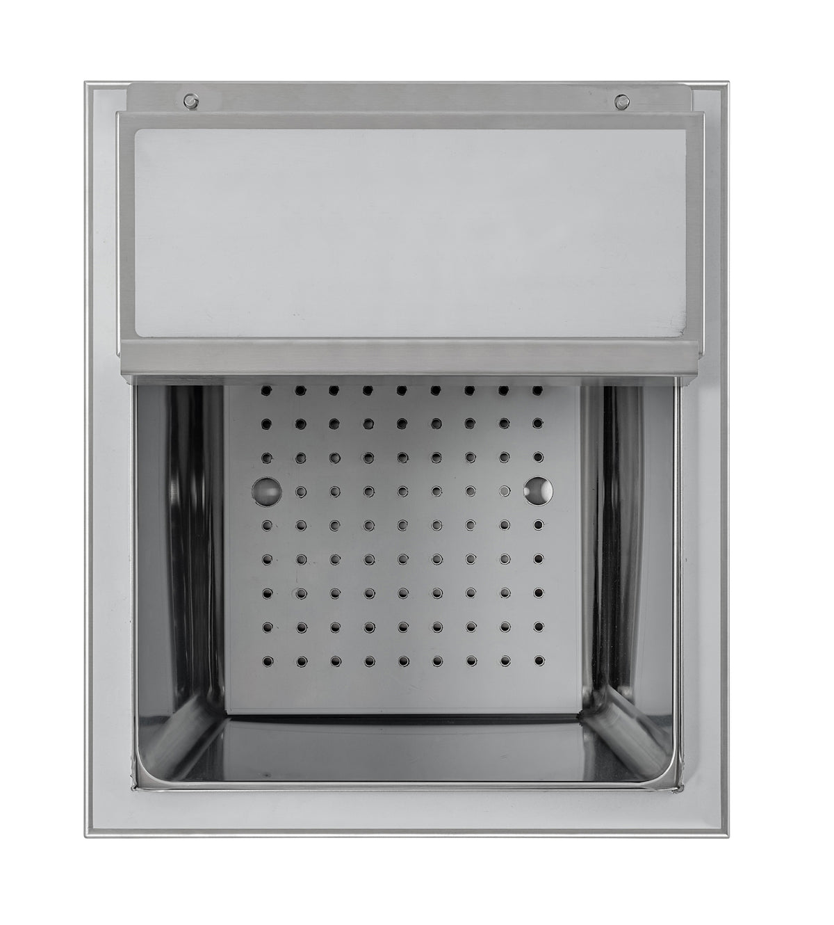Innfelt isbrønn i rustfritt stål, 380x446x524 mm – bilde 5