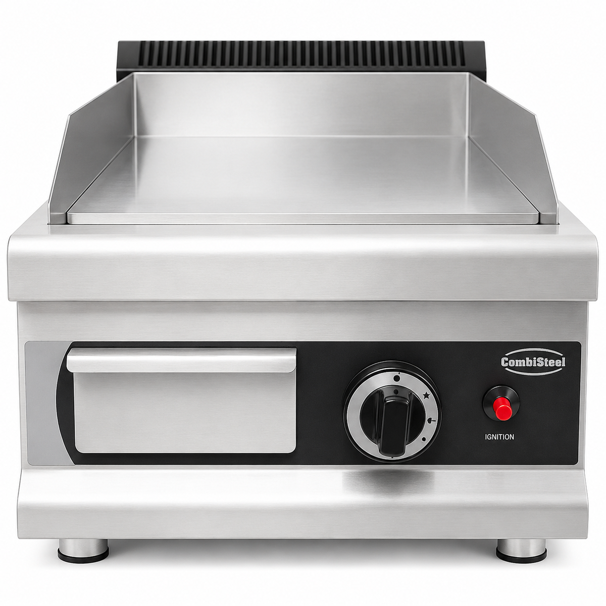 Gasstekeplate, forkrommet, 400x575x365 mm – bilde 7