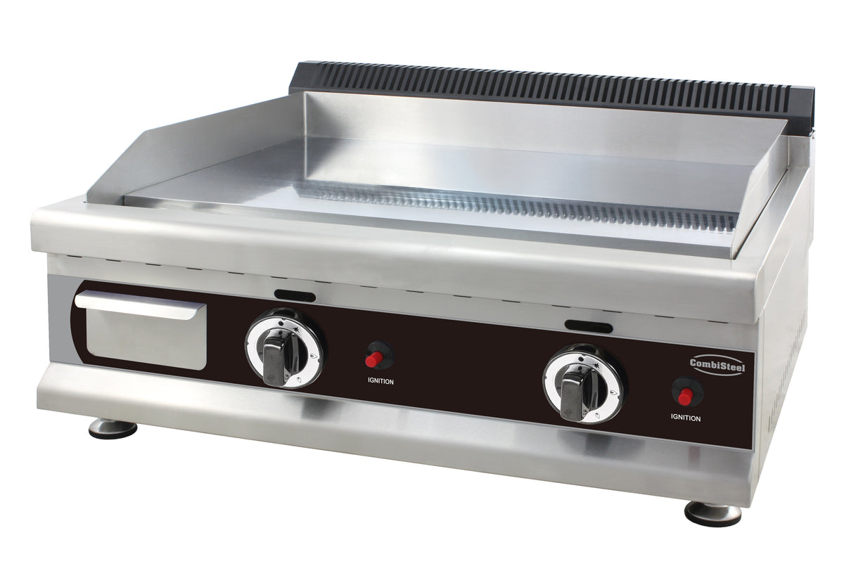 Gasstekeplate, forkrommet, 800x575x365 mm