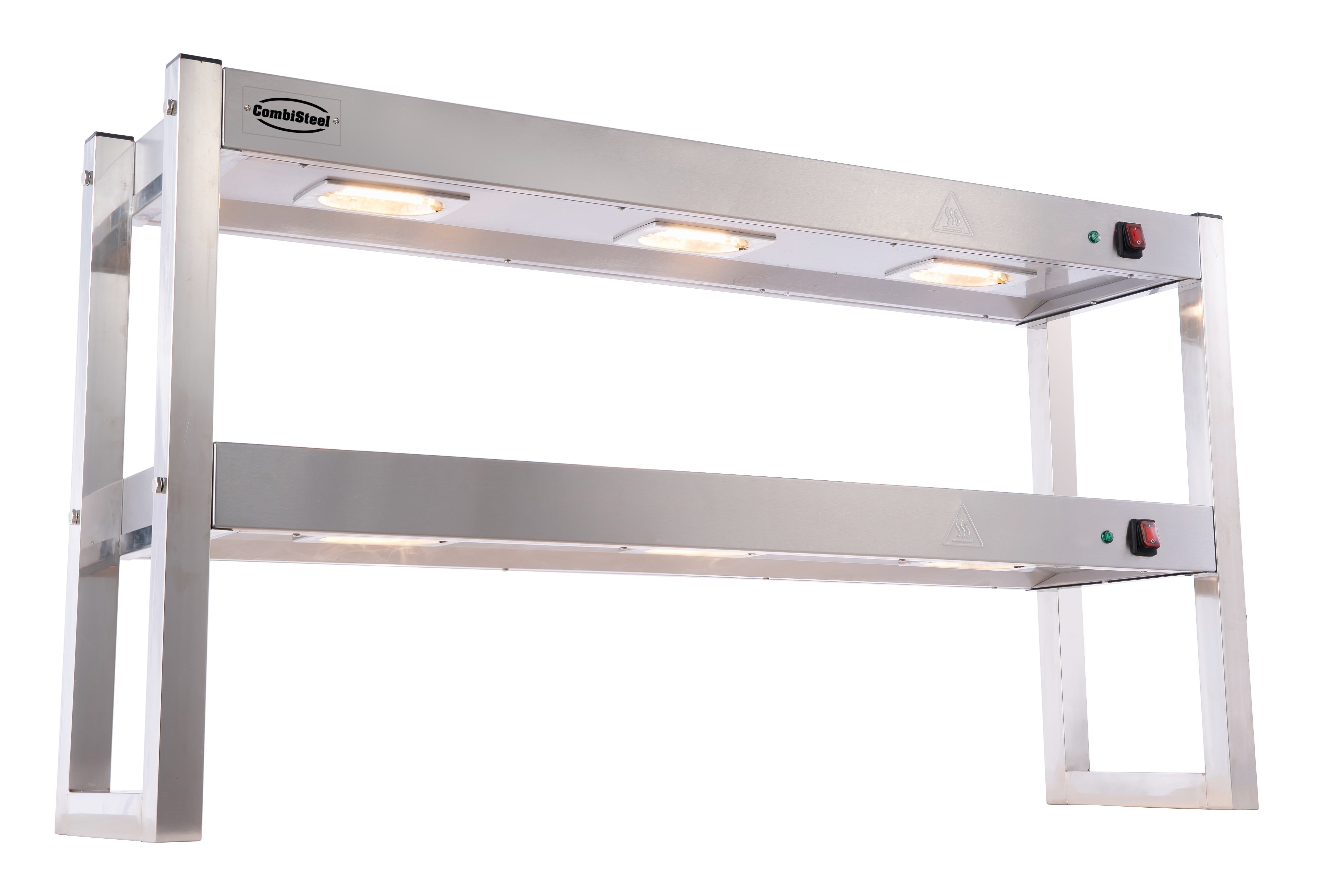 Hylle halogen oppvarmet 2 nivåer 1200 flatpakket